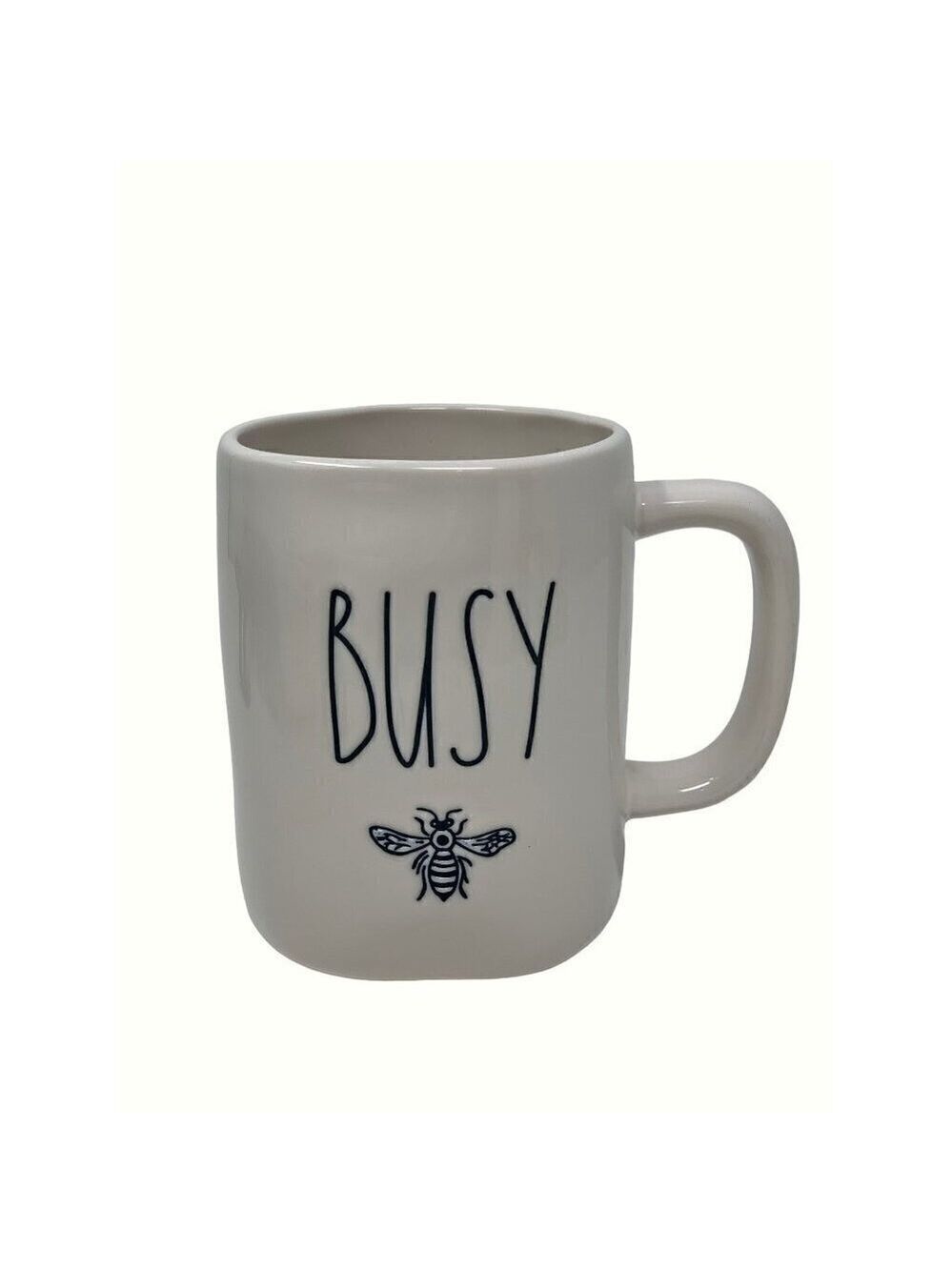 Rae Dunn Busy Bee Mug Large Coffee Cup Ceramic Magenta LL Farmhouse Gift 16oz - Picture 2 of 8